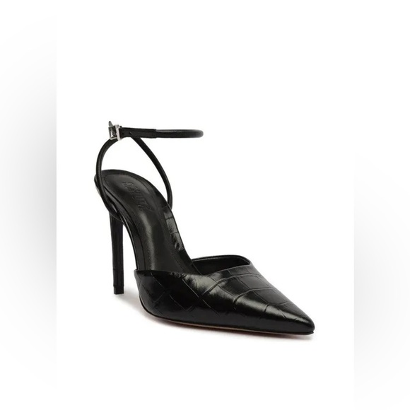 Schutz Deby Leather Pump Heels - Picture 1 of 15